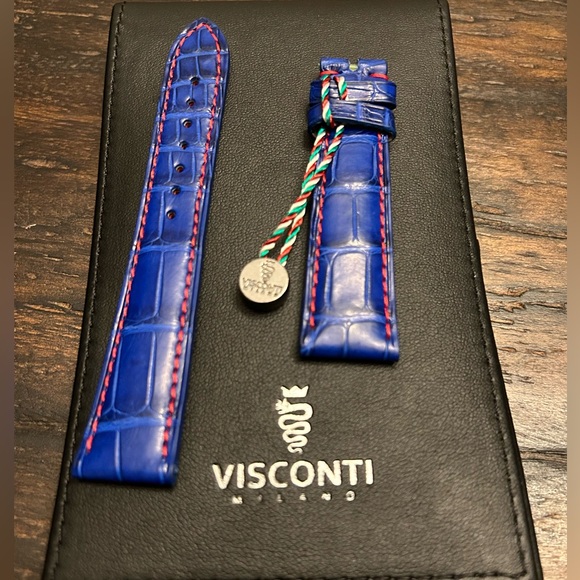Visconti Leather Watch strap 20mm